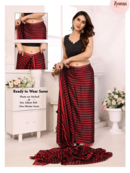 Georgette Silk Printed, Ready to Wear,  One Minute Saree