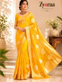 Soft Cotton Silk Saree, Ready to Wear, One Minute Saree