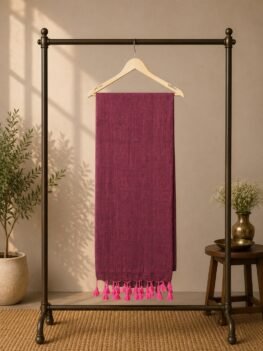 Plain Mul Wine Maroon