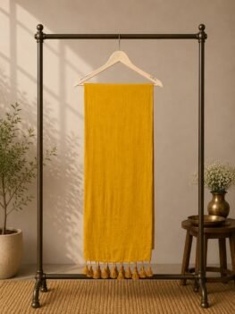 Plain Mul Mustard Yellow