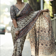 Gajji silk cream 1