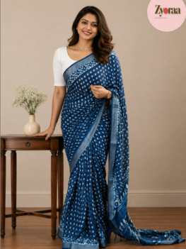 Linen Cotton Saree