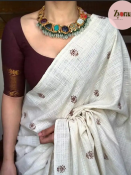 Chanderi Cotton Saree